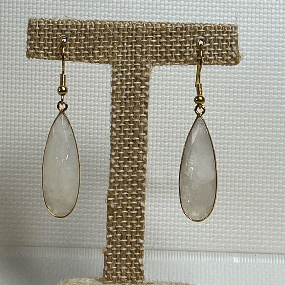 Moonstone earrings